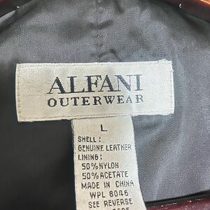 Alfani Women's Black Leather Jacket